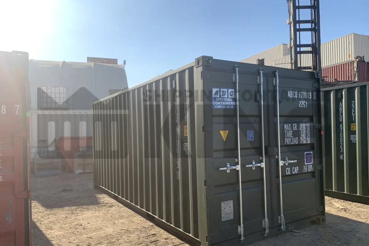 20' Standard Height Steel Container (Doors One End)