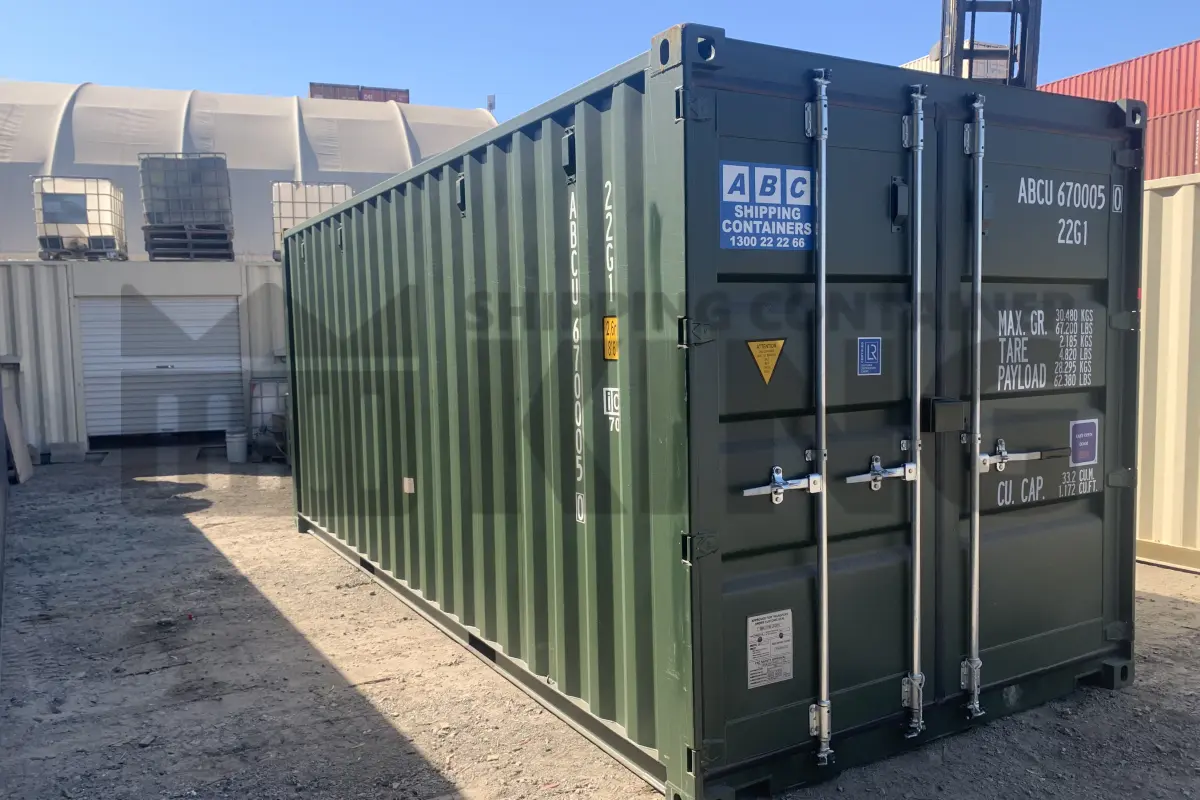 20' Standard Height Steel Container (Doors One End)