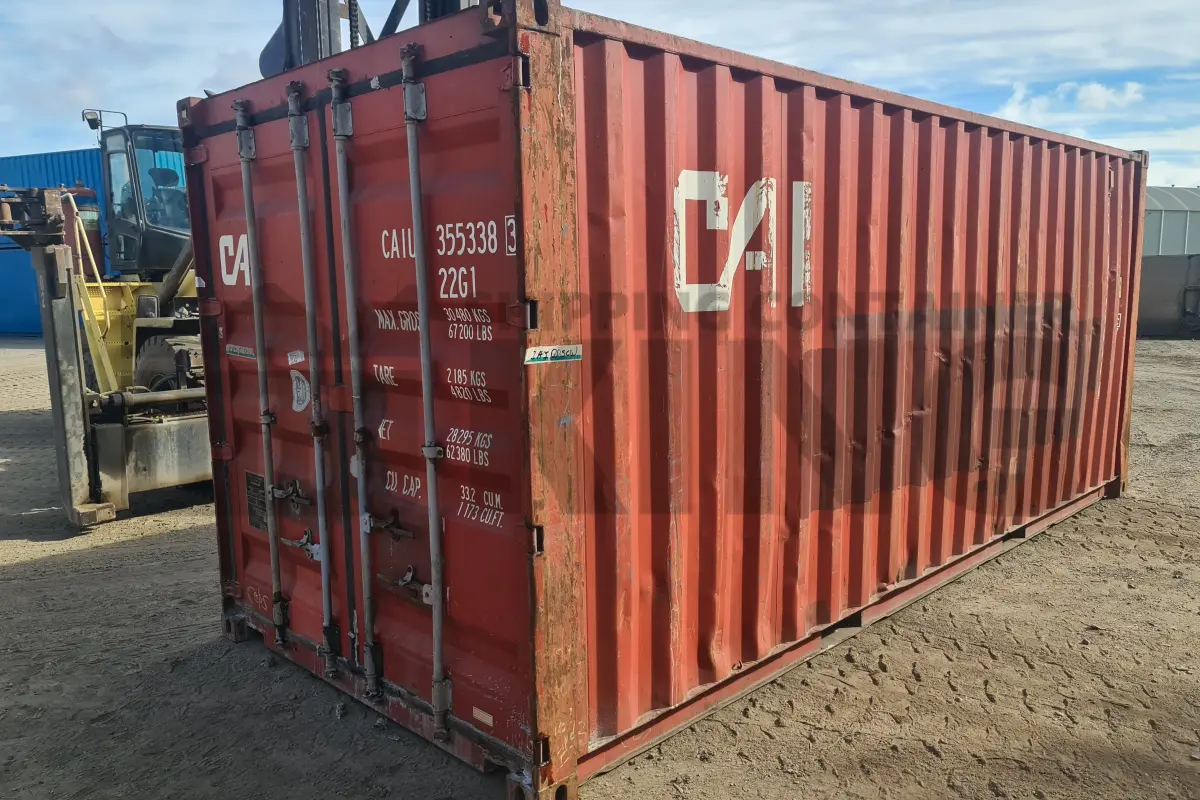 20' Standard Height Steel Container (Doors One End)