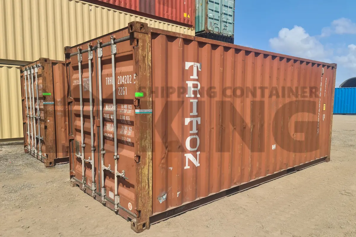 20' Standard Height Steel Container (Doors One End)