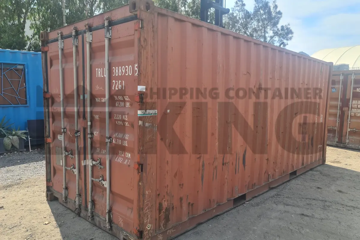 20' Standard Height Steel Container (Doors One End)