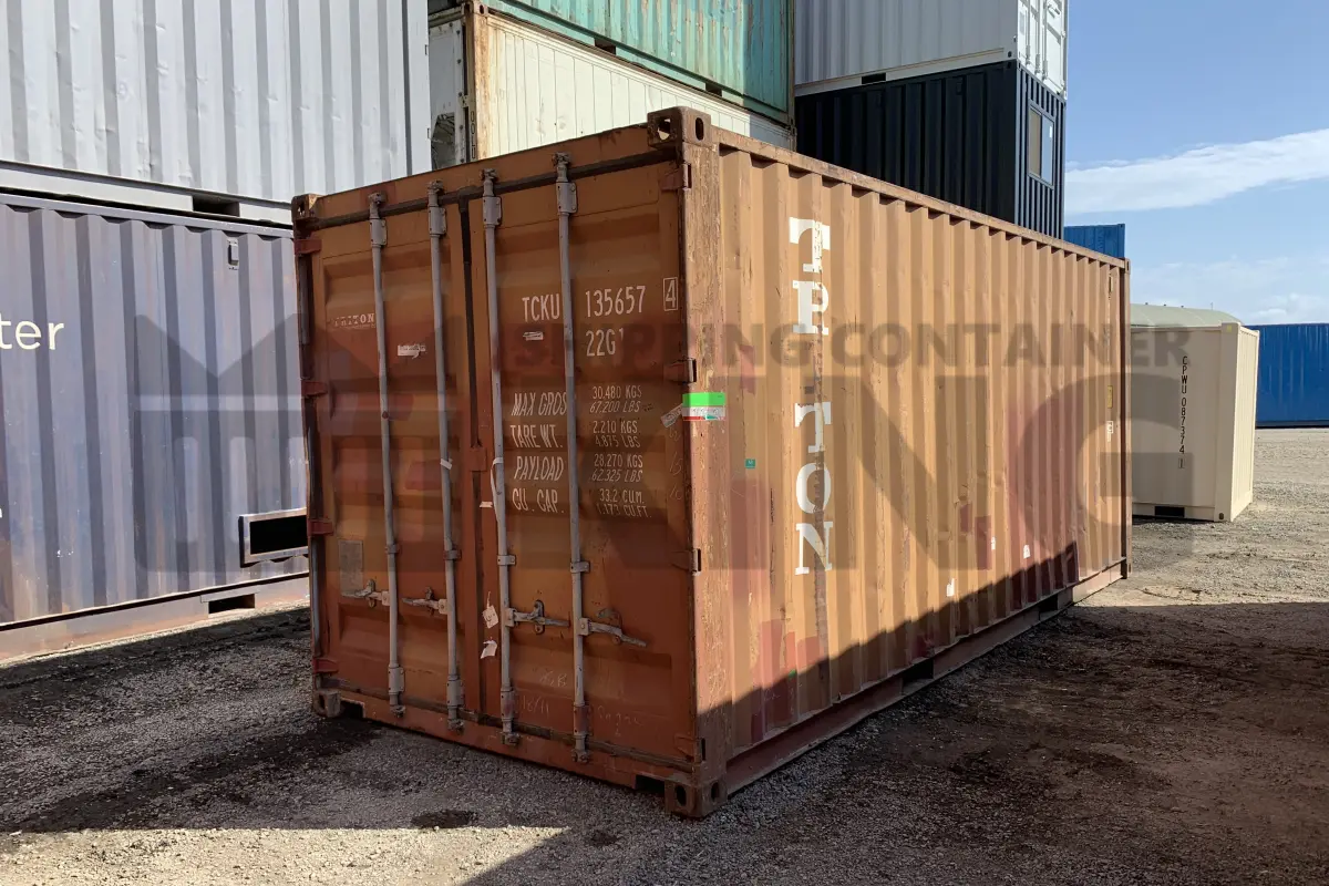 20' Standard Height Steel Container (Doors One End)
