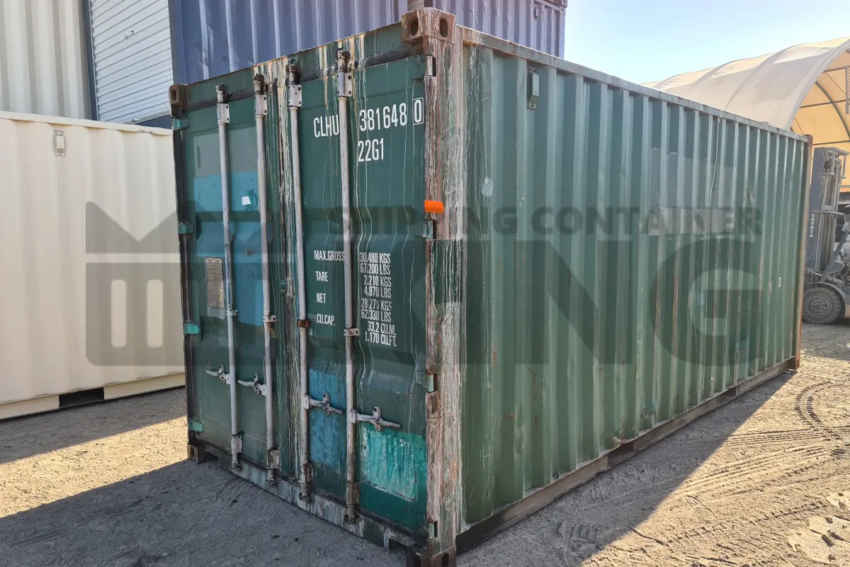20' Standard Height Steel Container (Doors One End)