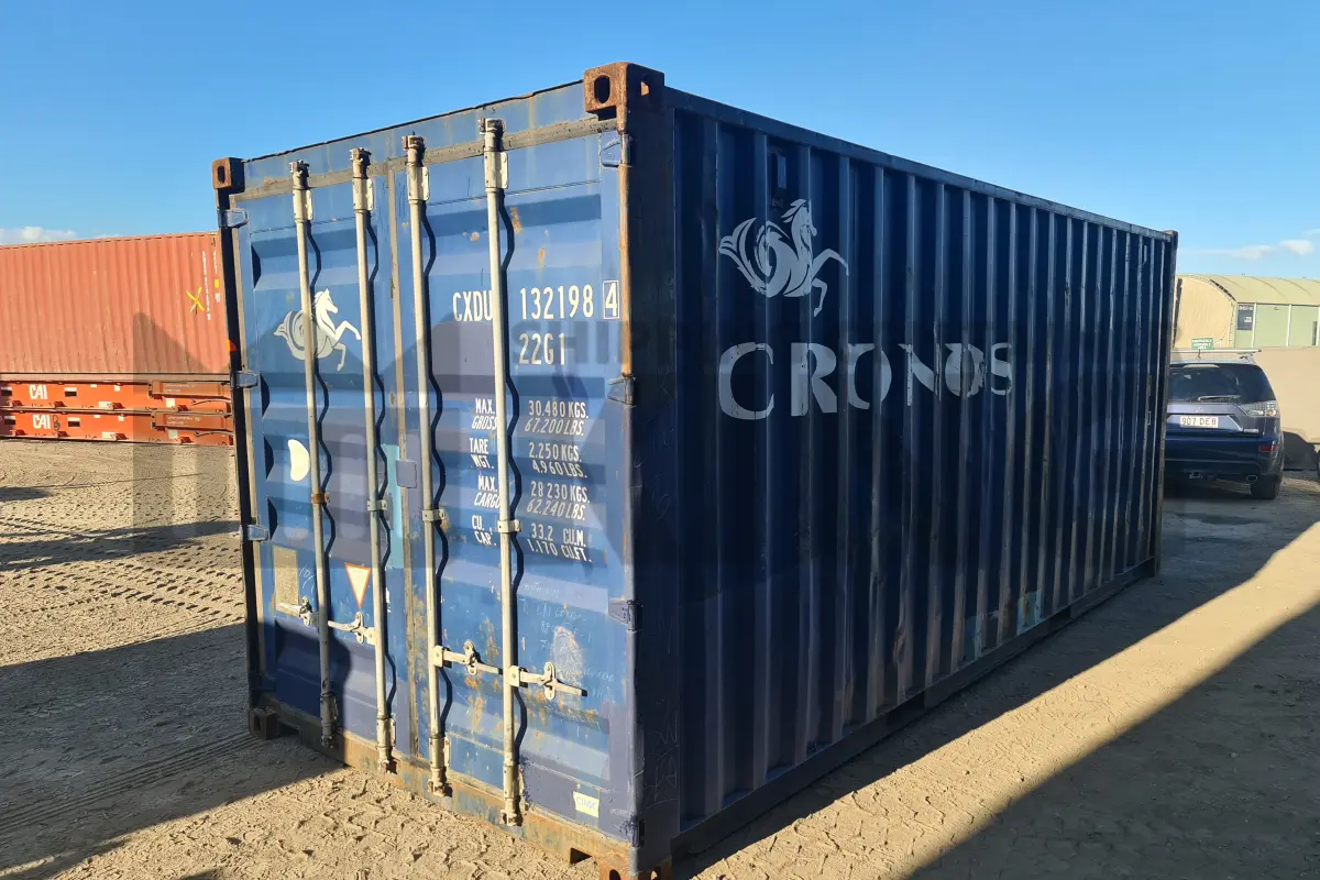 20' Standard Height Steel Container (Doors One End)