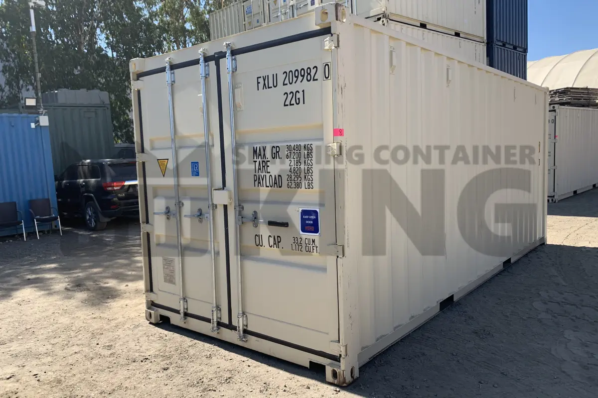 20' Standard Height Steel Container (Doors One End)