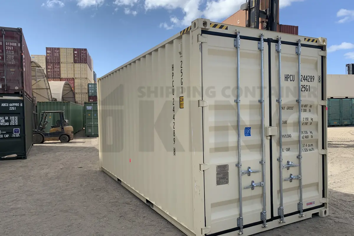 20' High Cube Steel Container (Doors One End)