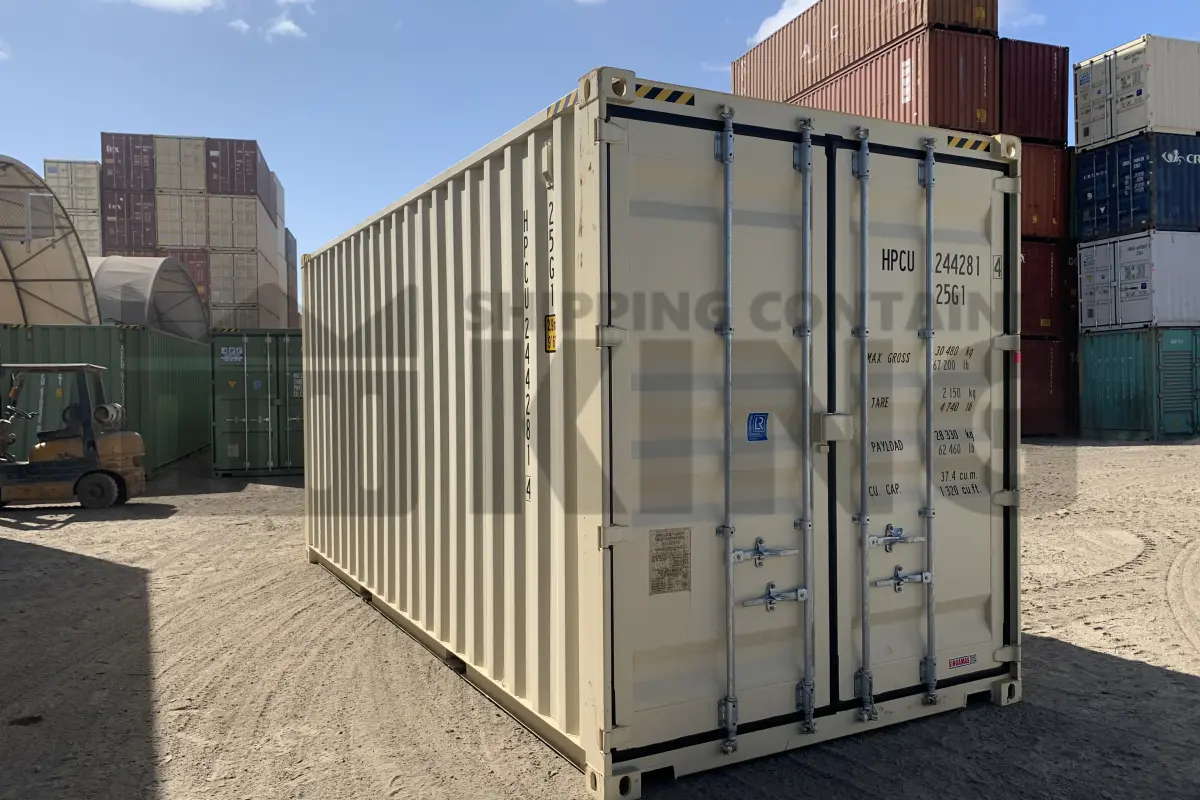20' High Cube Steel Container (Doors One End)