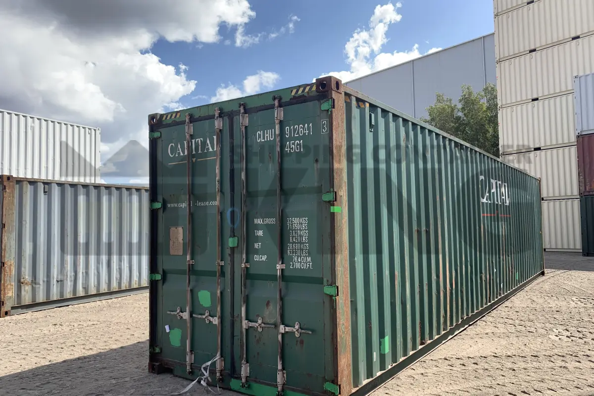 40' High Cube Steel Container (Doors One End)