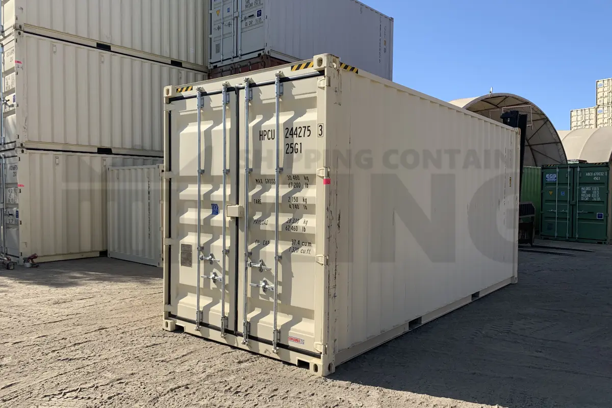 20' High Cube Steel Container (Doors One End)