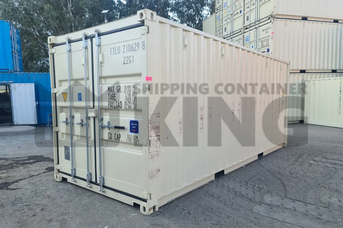 20' Standard Height Steel Container (Doors One End)