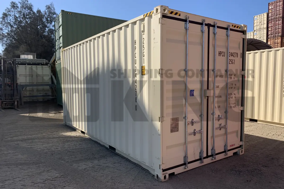 20' High Cube Steel Container (Doors One End)