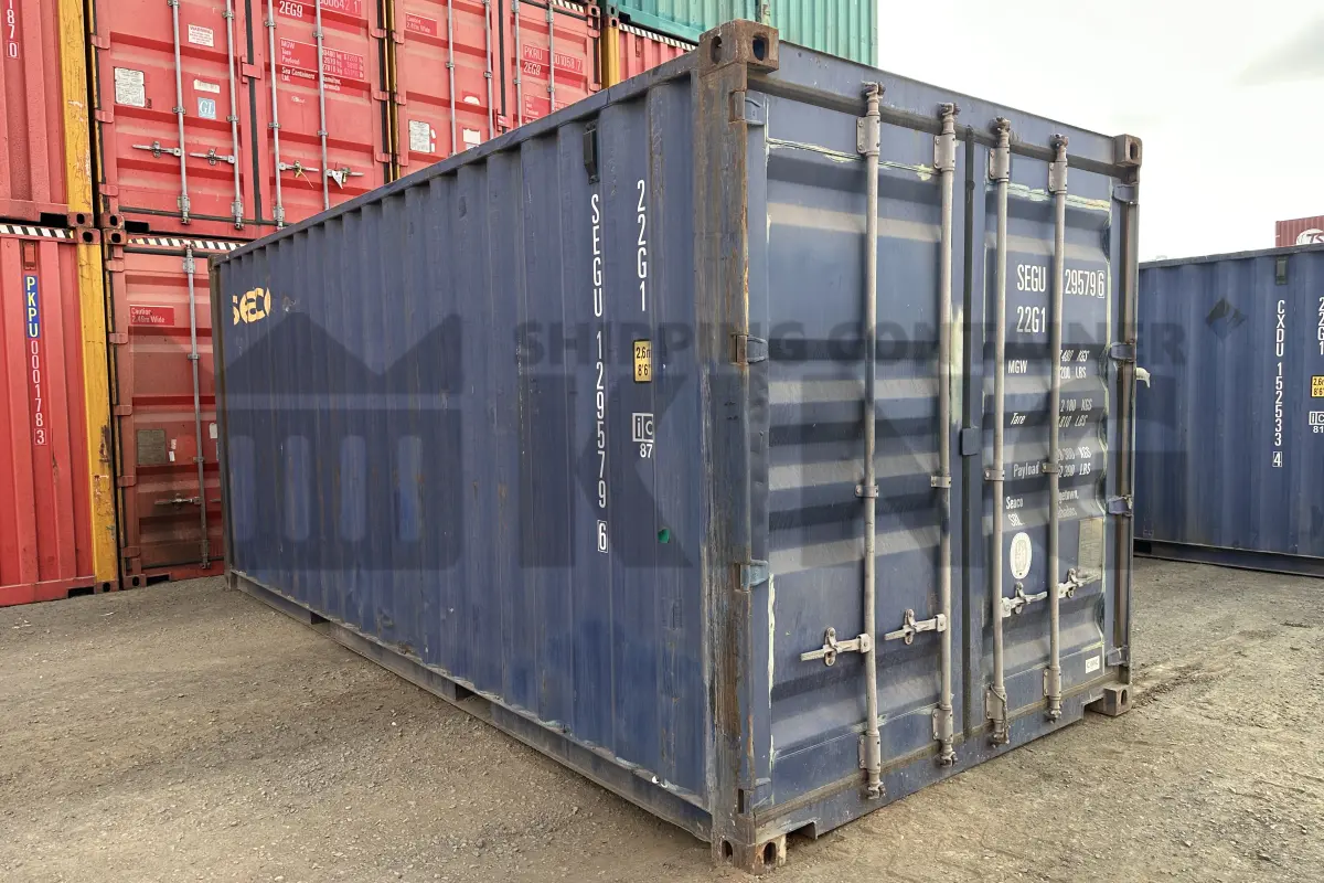 20' Standard Height Steel Container (Doors One End)