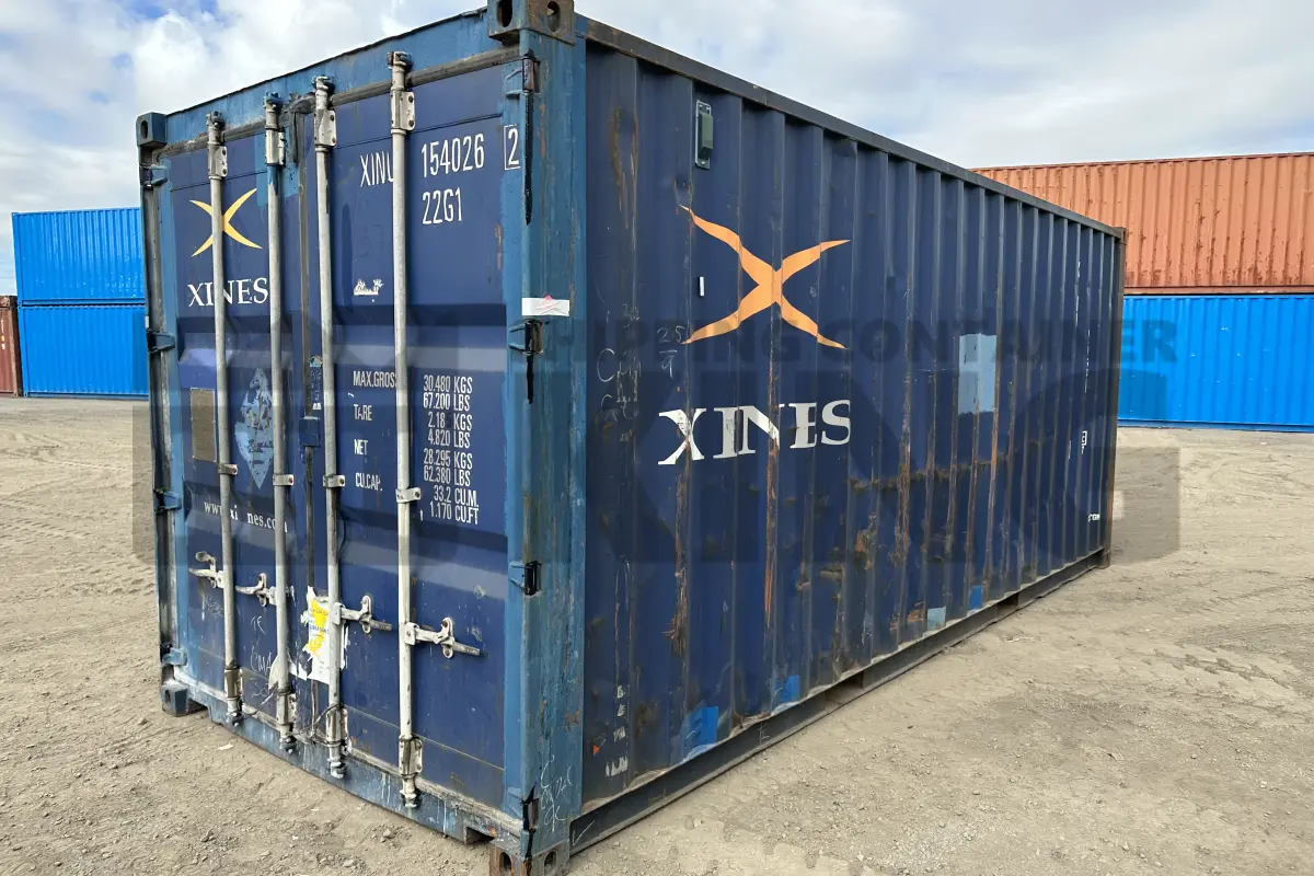 20' Standard Height Steel Container (Doors One End)