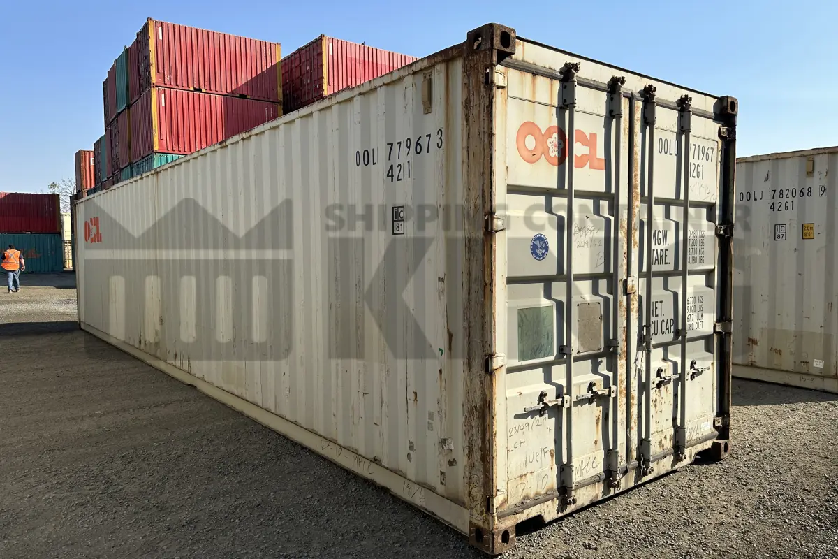 40' Standard Height Steel Container (Doors One End)