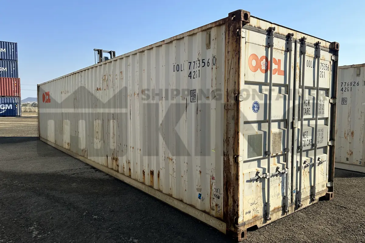 40' Standard Height Steel Container (Doors One End)