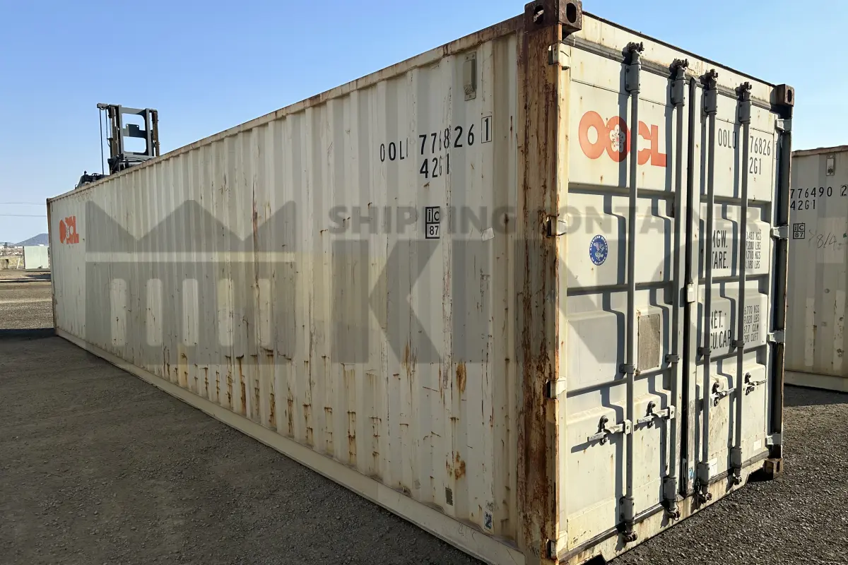 40' Standard Height Steel Container (Doors One End)