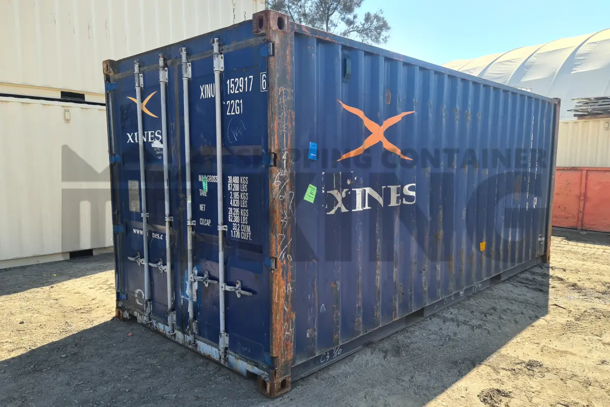 20' Standard Height Steel Container (Doors One End)