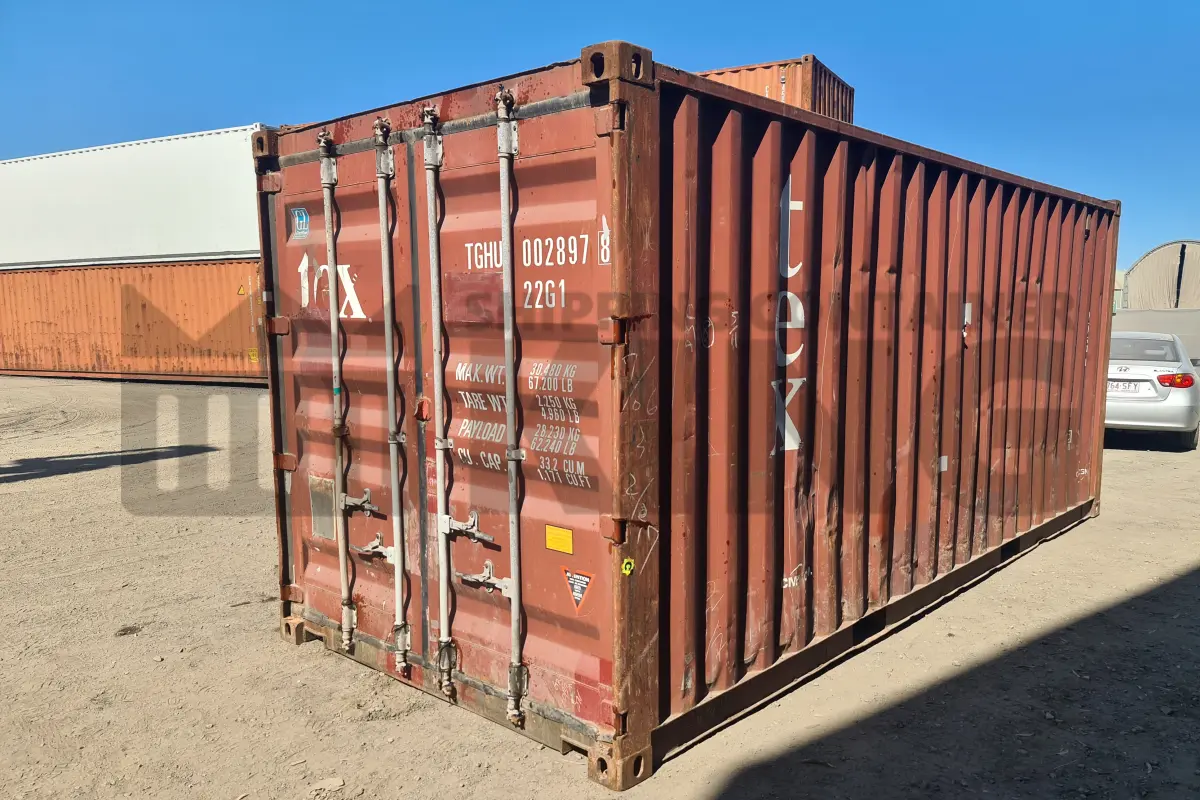 20' Standard Height Steel Container (Doors One End)