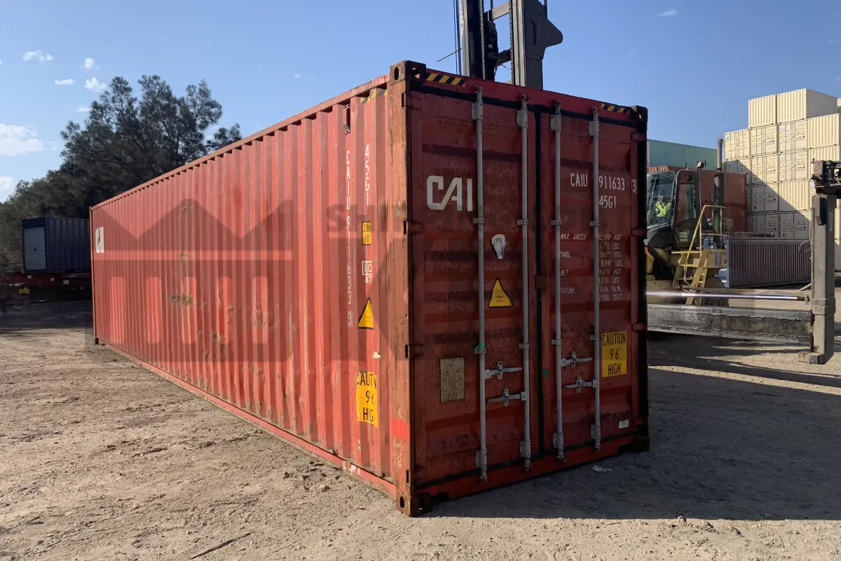 40' High Cube Steel Container (Doors One End)