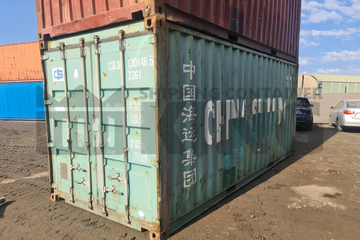 20' Standard Height Steel Container (Doors One End)