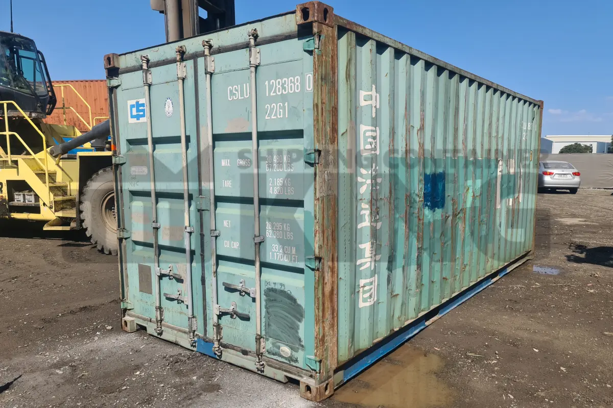 20' Standard Height Steel Container (Doors One End)