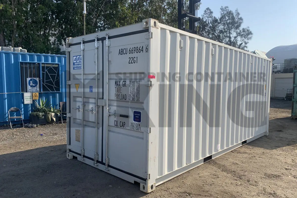 20' Standard Height Steel Container (Doors One End)