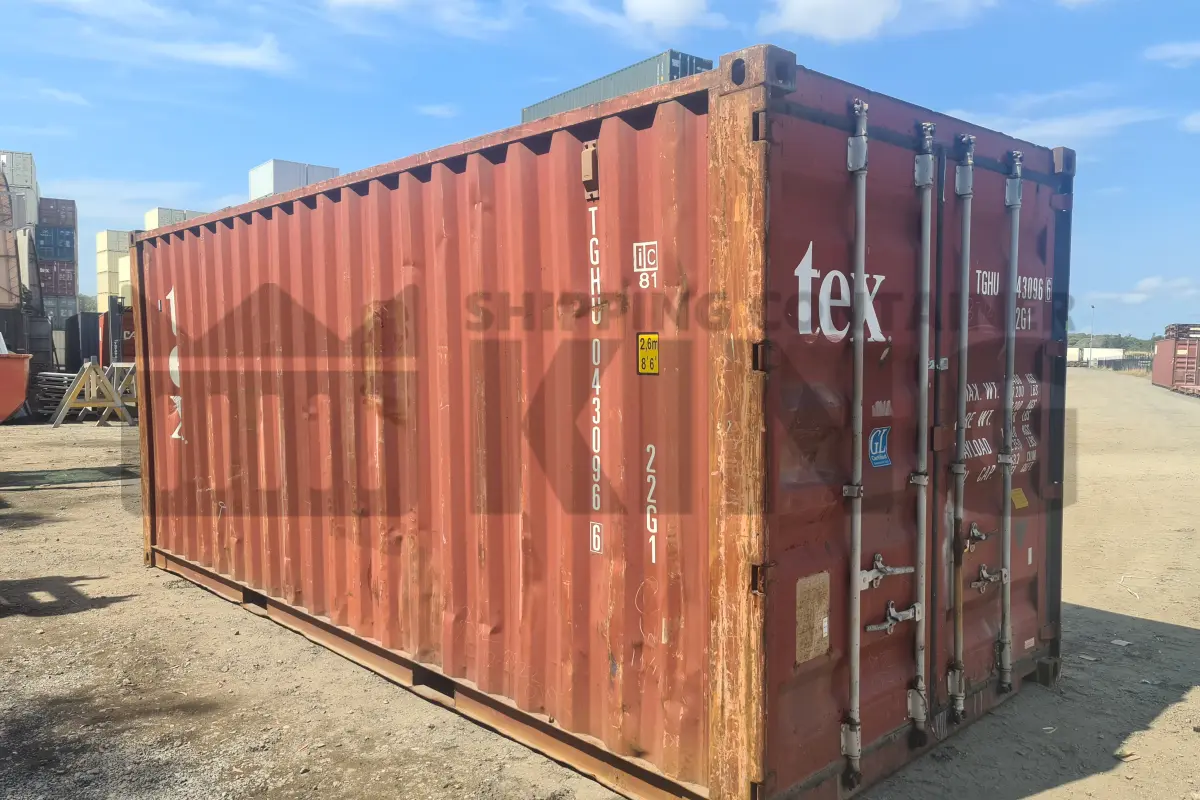 20' Standard Height Steel Container (Doors One End)