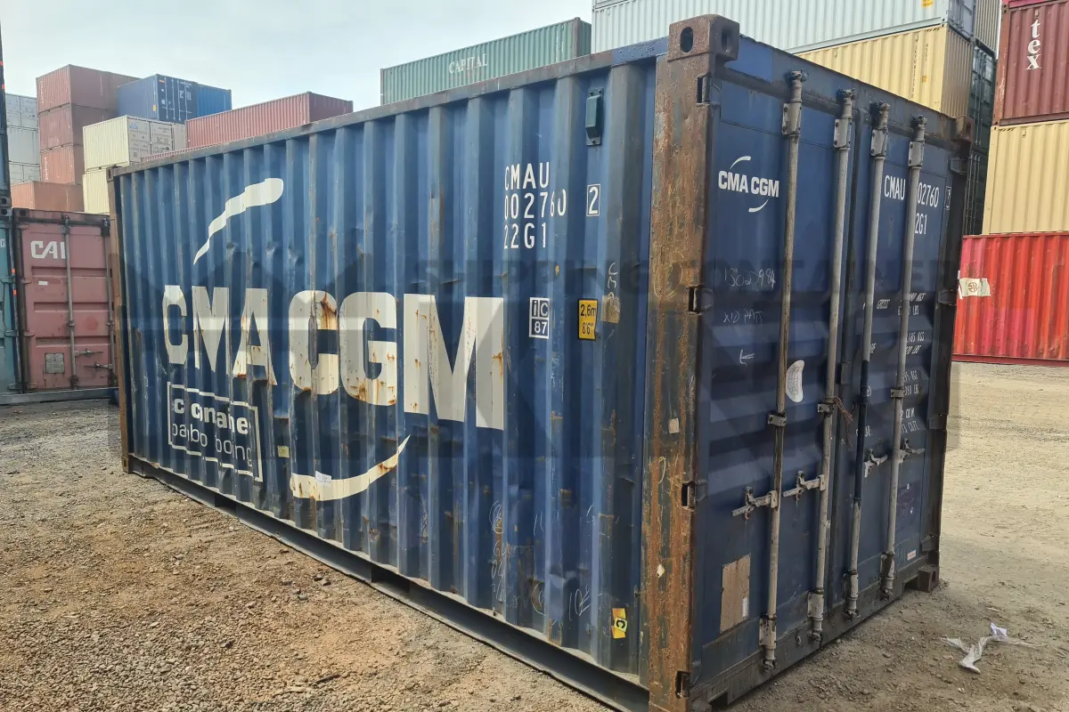 20' Standard Height Steel Container (Doors One End)