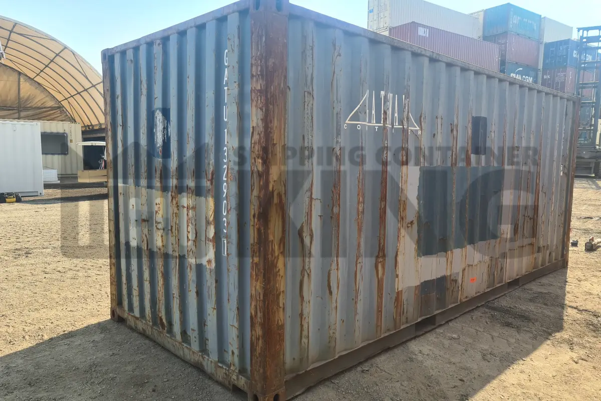 20' Standard Height Steel Container (Doors One End)