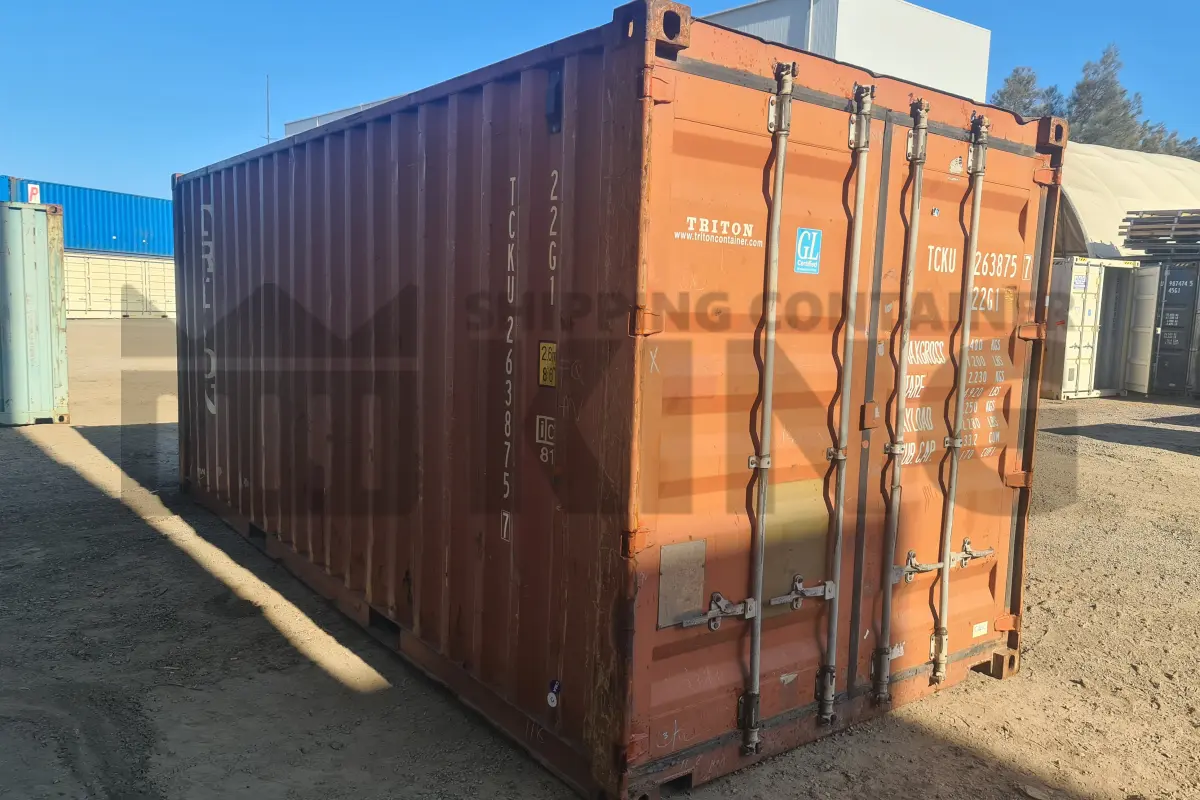 20' Standard Height Steel Container (Doors One End)