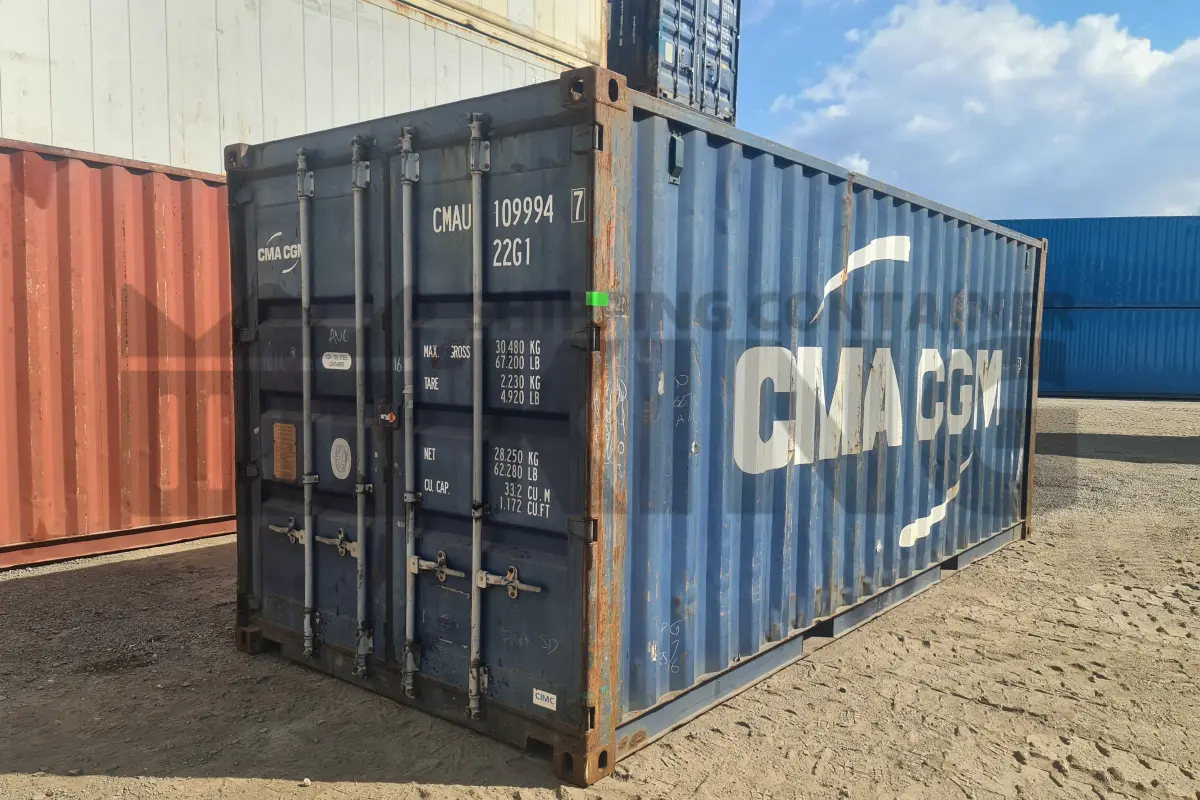 20' Standard Height Steel Container (Doors One End)