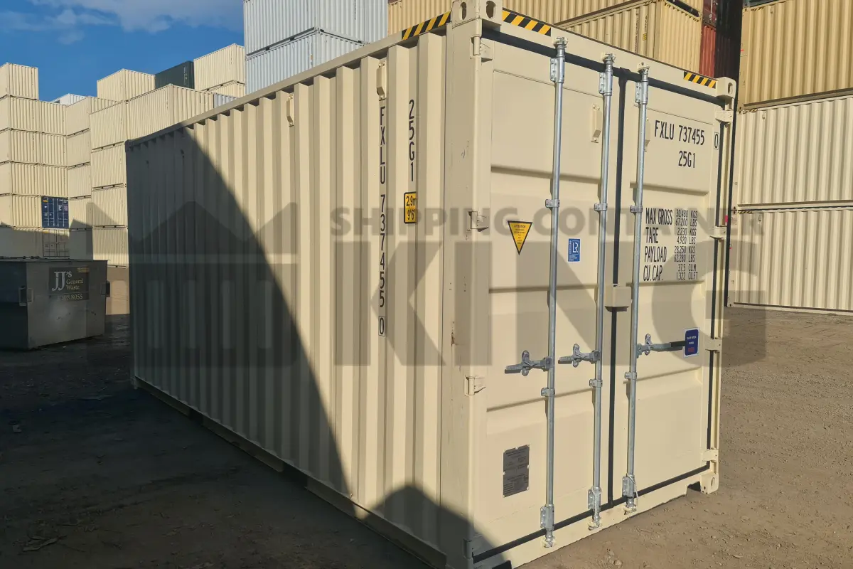 20' High Cube Steel Container (Doors One End)