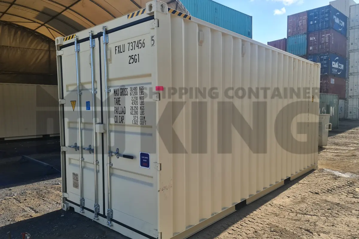 20' High Cube Steel Container (Doors One End)