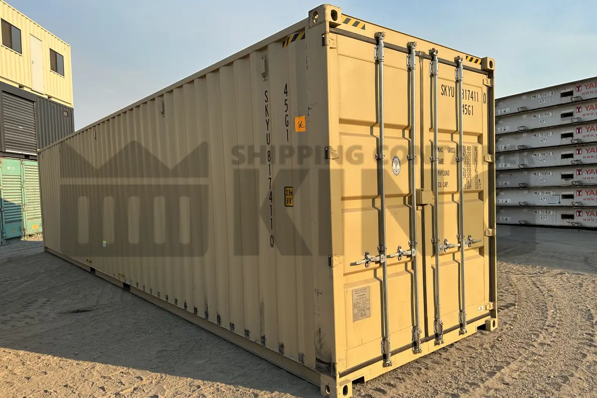 40' High Cube Steel Container (Doors One End)