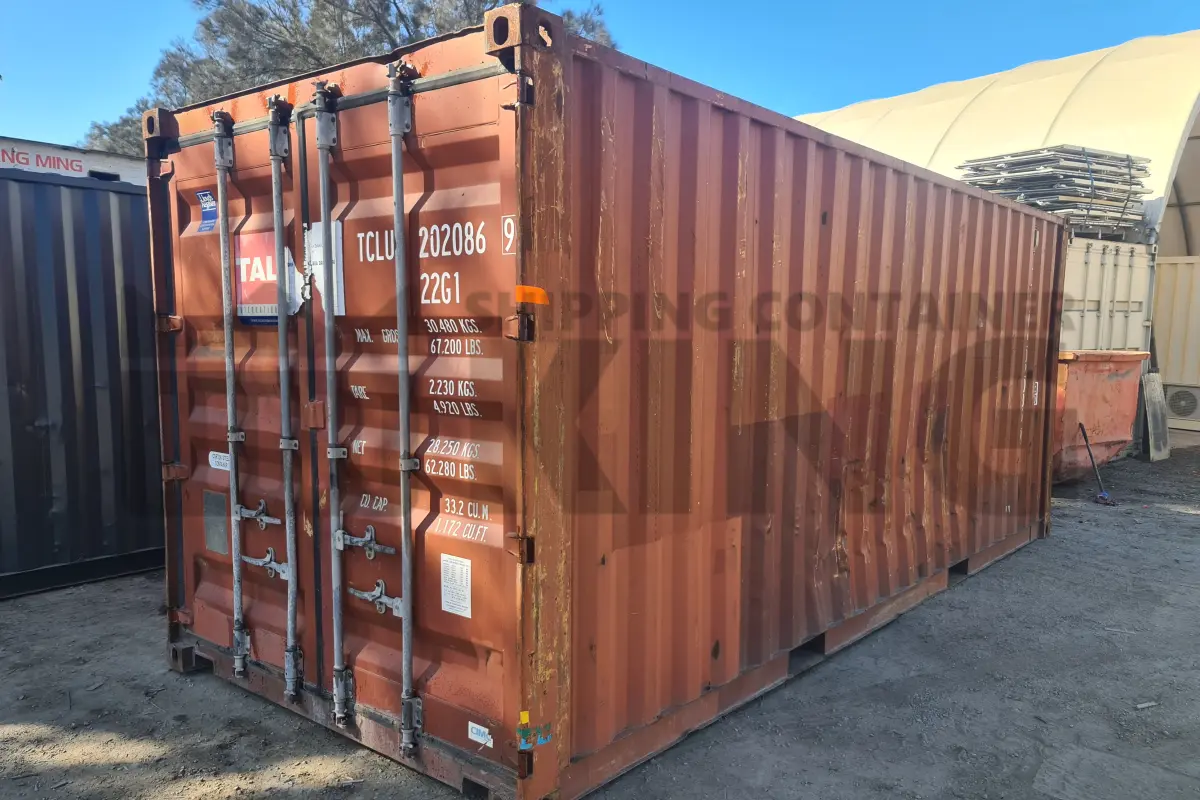 20' Standard Height Steel Container (Doors One End)