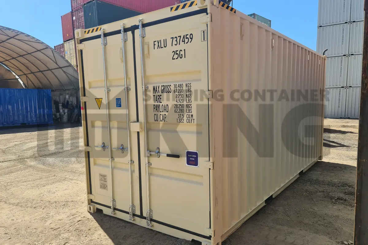 20' High Cube Steel Container (Doors One End)