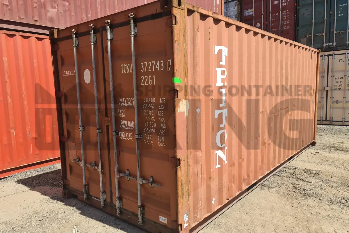 20' Standard Height Steel Container (Doors One End)