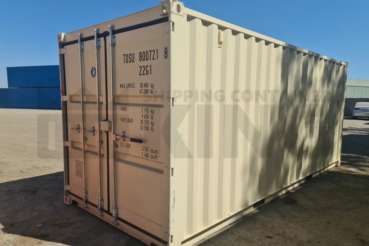 20' Standard Height Steel Container (Doors Both Ends)