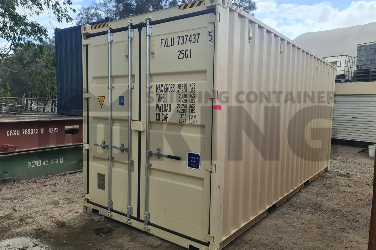 20' High Cube Steel Container (Doors One End)