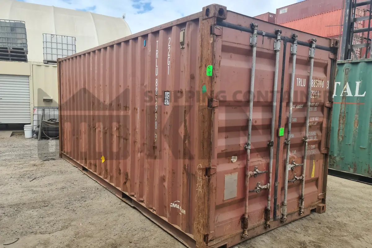 20' Standard Height Steel Container (Doors One End)