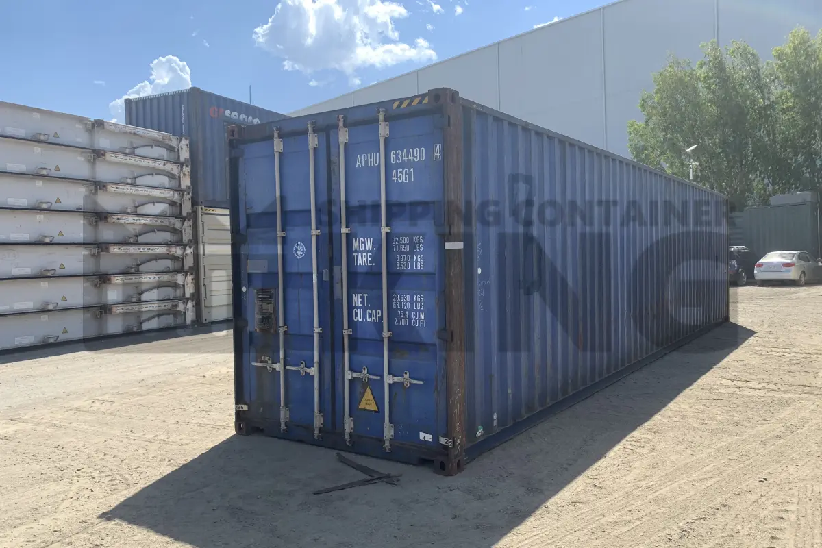40' High Cube Steel Container (Doors One End)