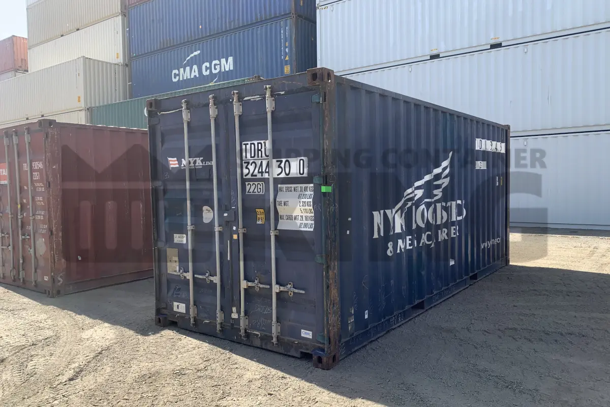 20' Standard Height Steel Container (Doors One End)