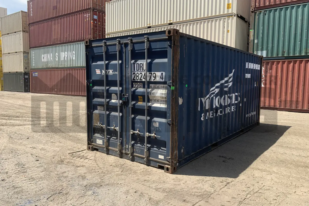 20' Standard Height Steel Container (Doors One End)