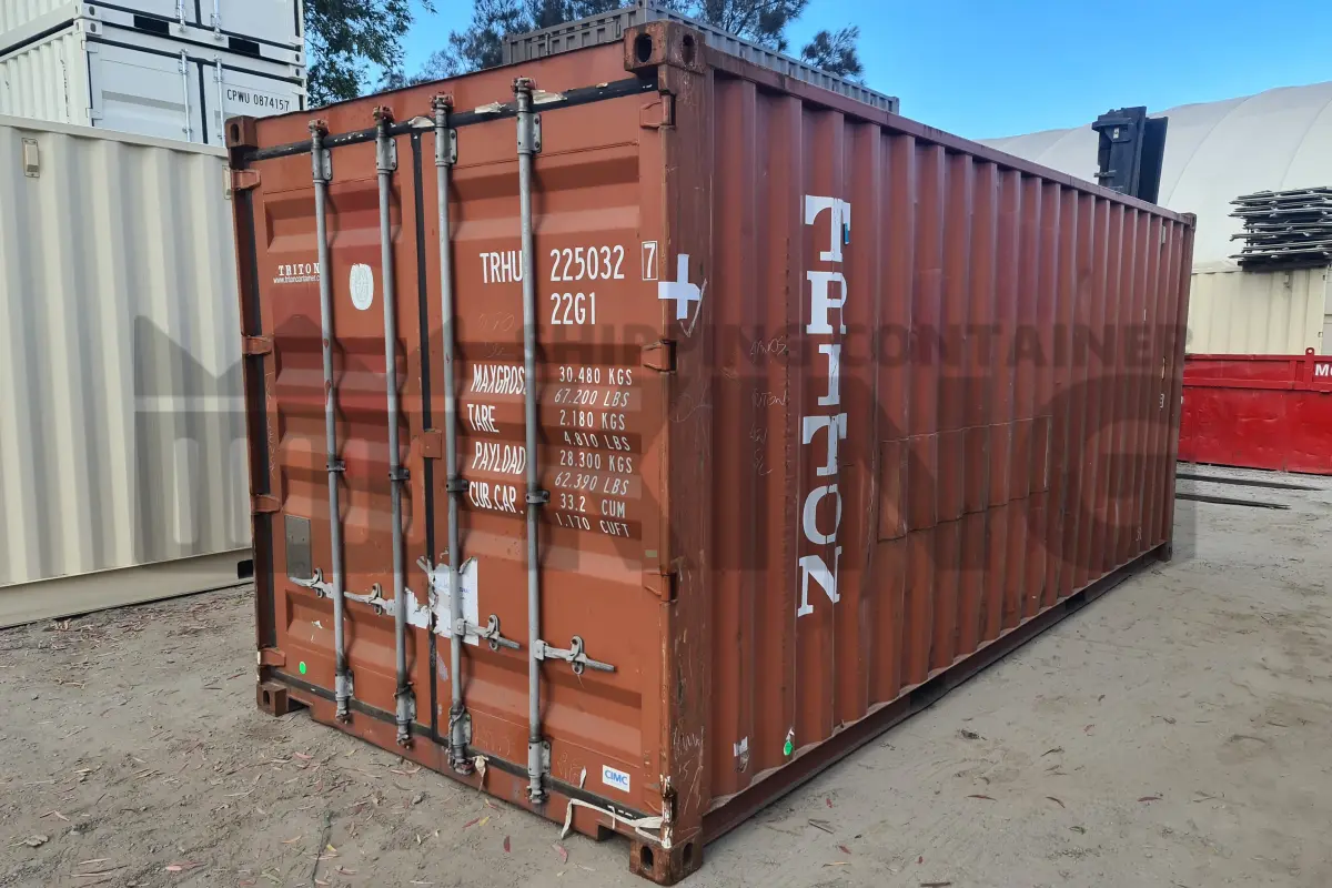 20' Standard Height Steel Container (Doors One End)