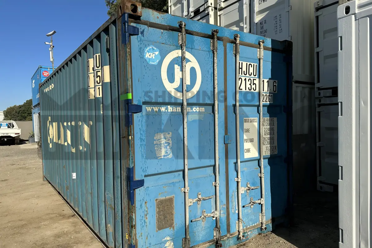 20' Standard Height Steel Container (Doors One End)