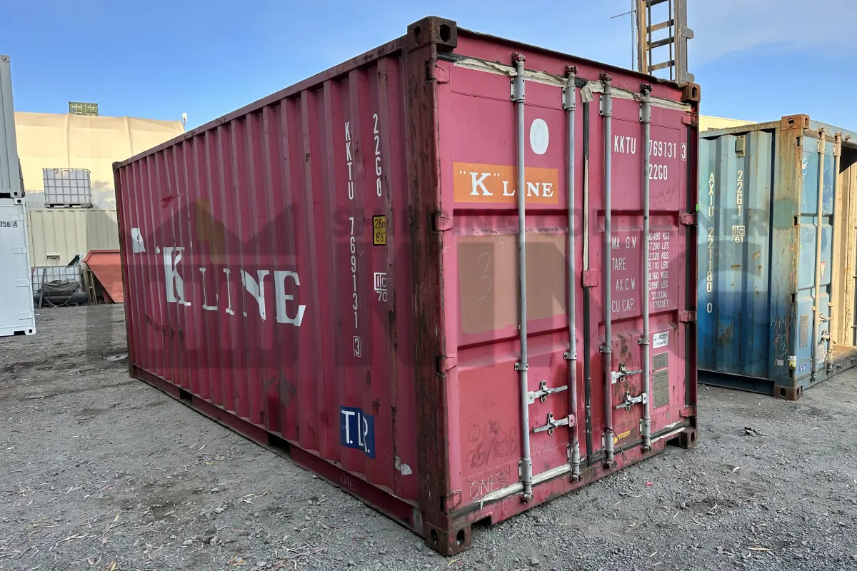 20' Standard Height Steel Container (Doors One End)