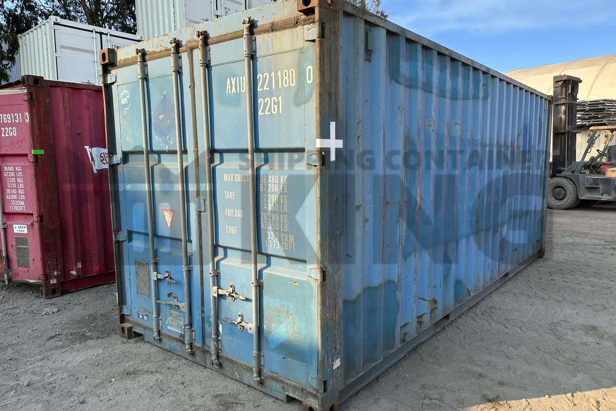 20' Standard Height Steel Container (Doors One End)