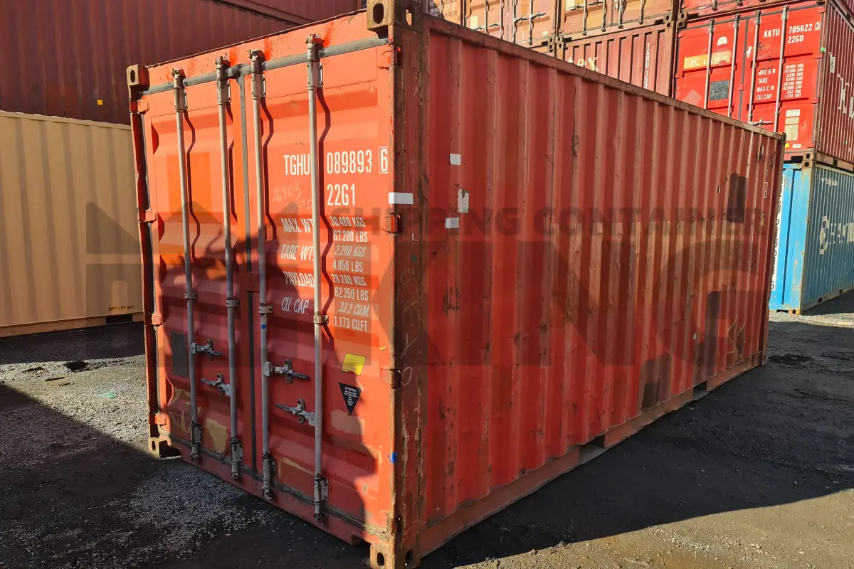 20' Standard Height Steel Container (Doors One End)