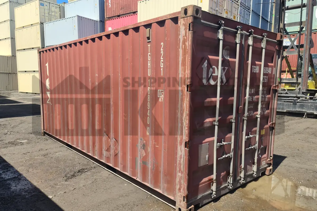 20' Standard Height Steel Container (Doors One End)