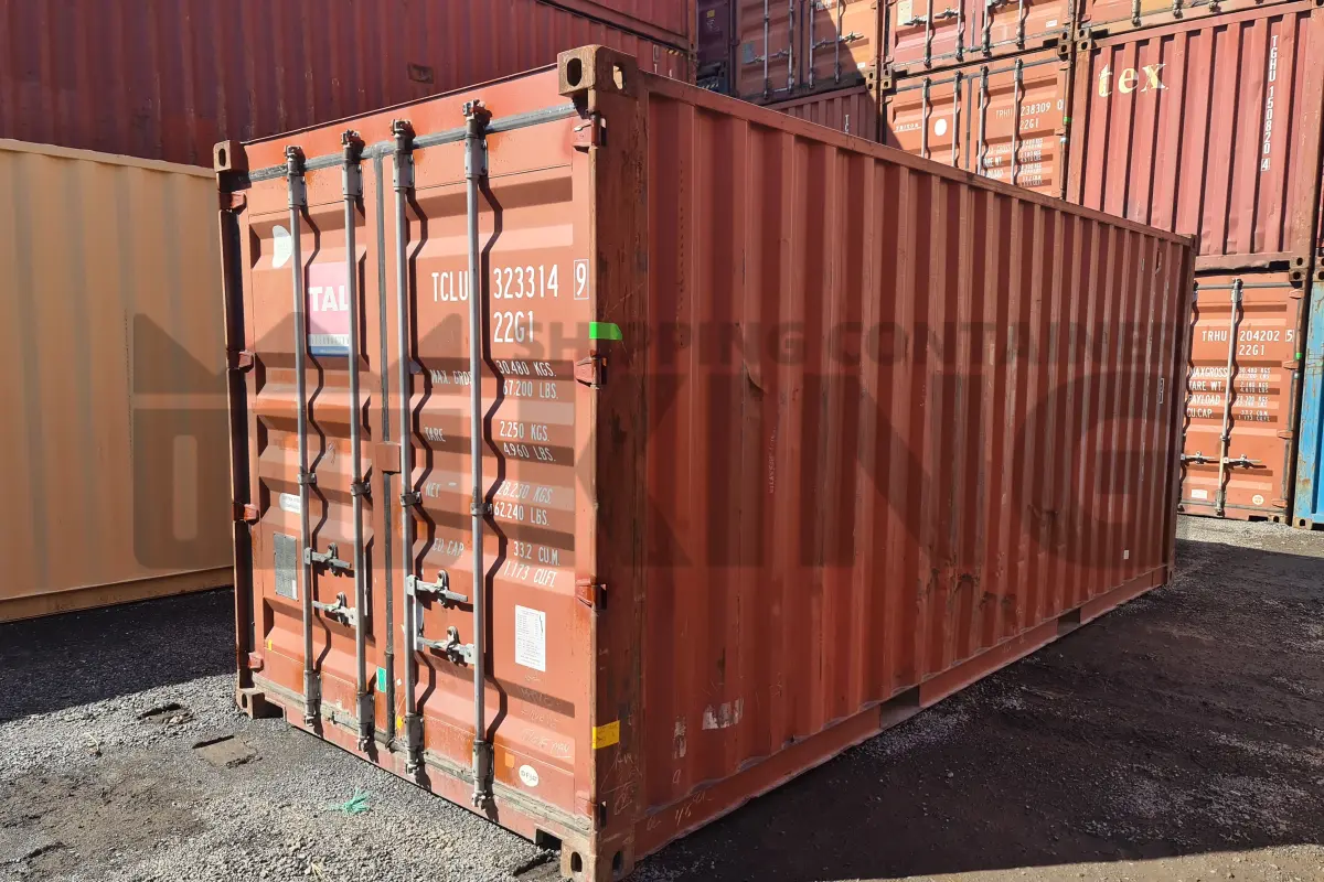 20' Standard Height Steel Container (Doors One End)